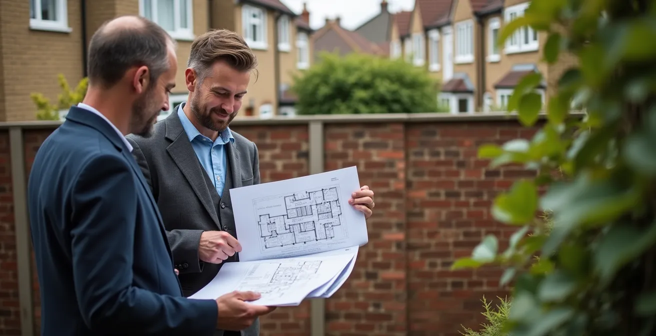 Visual flowchart showing the party wall notice process from initial contact to agreement